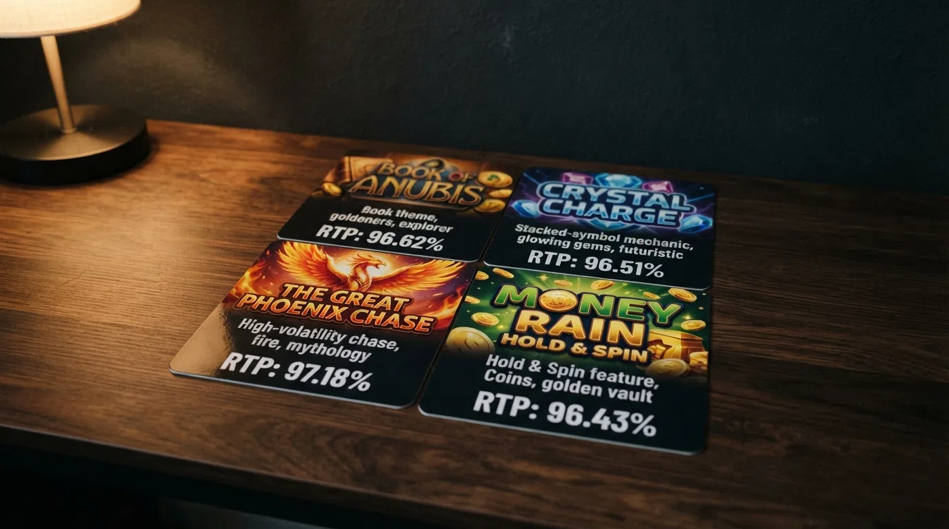 A grid of four Relax Gaming slot title cards — Book of 99, Money Train 4, Marching Legions and Money Cart 2 — with their RTP percentages displayed