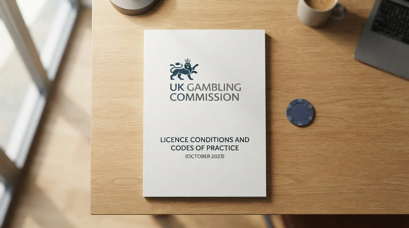 The Gambling Commission's licence conditions document with the UKGC logo